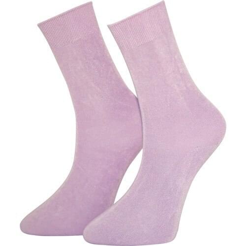 Adabella 6 Double Lilac Women Bamboo Seamless Socks