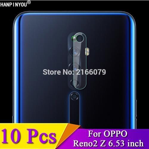 10 Pcs/Lot For Oppo Reno2 Z Reno 2 Z 2Z 6.53" Clear Rear Camera Lens Protective Protector Cover Soft Tempered Glass Film Guard