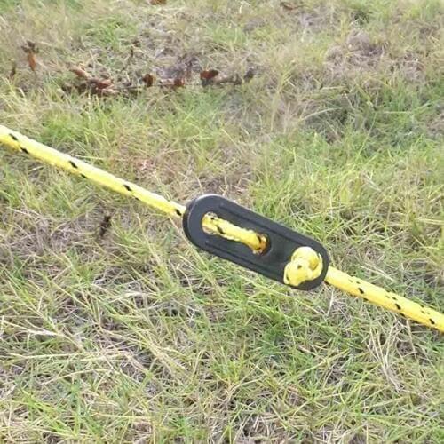 10 Pcs Plastic Outdoor Tent Guyline Bent Runners Cord Rope Tightener Tensioner Accessories