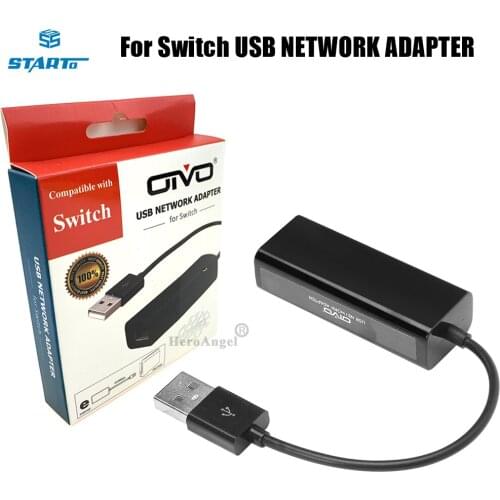New USB Ethernet Adapter USB 2.0 Network Card to RJ45 USB For Nintend Switch Lan 10/100mbpx Ethernt network Dropshipping