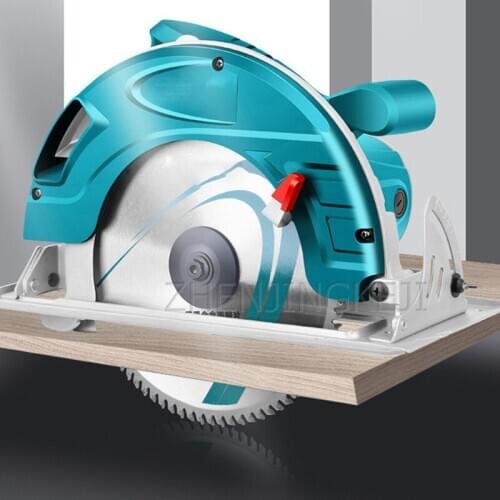 220V Electric Circular Saw 9/10 inch Chainsaw Woodworking Tools Cutting Machine Portable Disc Table Saw Flip Aluminum Plastic