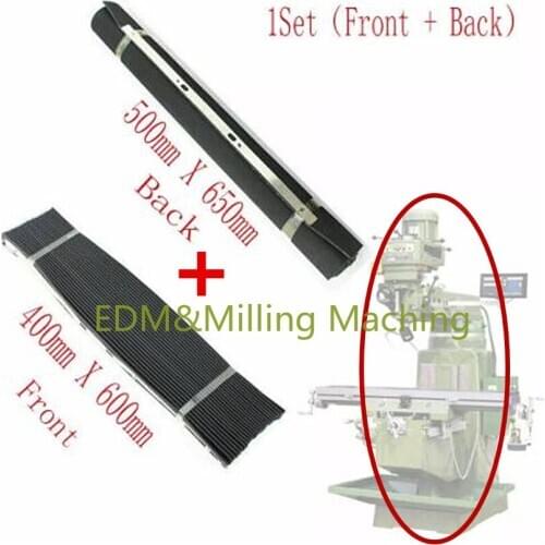Bridgeport Milling Machine C70+71 Accordion Type Way Rubber Cover Set Front +Back CNC Milling Machine Lathe Machine Rubber Pad