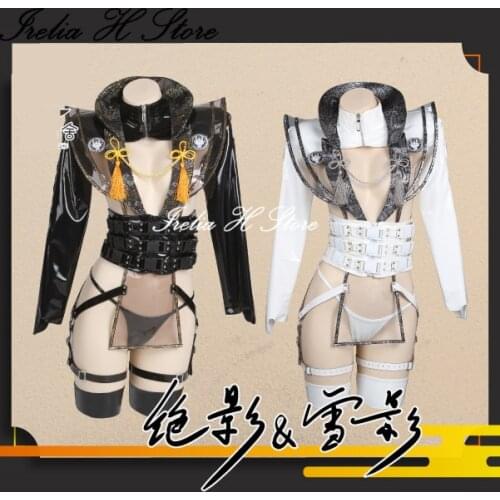 Irelia H Store Ninja Shadow Leather Sexy Cosplay Costume Private Photo Shoot Cosplay Costume