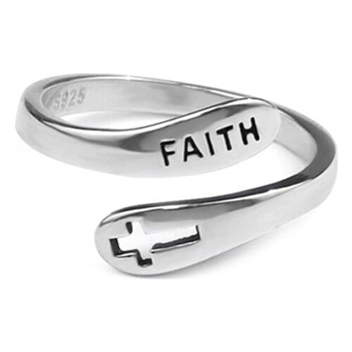 TUNGSTE Hollow Open Rings with Cross Geometric Knuckle Rings for Women Girls Korean Female Jewelry