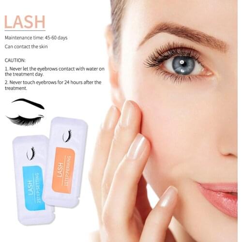 Combination Pack Perm Eyelashes Eyelash Perm Fixing Agent Cold Perm Eyelashes Disposable Perm Eyelashes