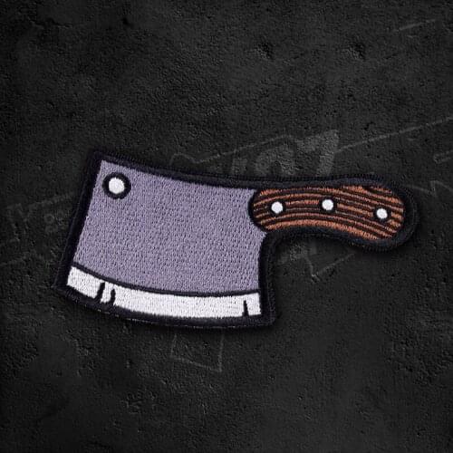 Kitchen Knife DIY Tactical Vest Personalized Velcro Embroidery Patch Applique Badge Armband Clothing Backpack Hat Decoration