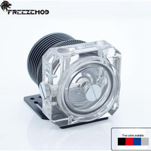 FREEZEMOD PJ-D5BGTZ Water Cooler Domestic Imported D5 Pump Transparent Cover Kit Supports OD60MM Water Tank. PJ-D5BGTZ