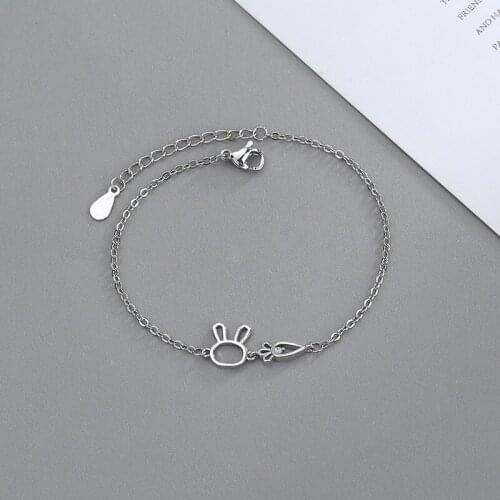 Luckydays Fashion Cute Carrot Rabbit Bracelet For Daughter Kids Girls Sweet Lovely Bracelet Women Jewelry Birthday Gifts