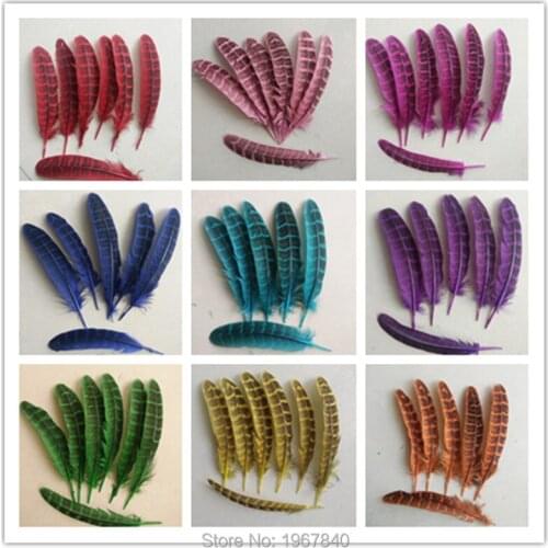 Wholesale 1000 pc natural quality female pheasant feathers, 4-6inches /10-15cm long, diy jewelry decorative accessories