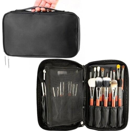 Professional Cosmetic Bag Beauty Case Toiletry Brush Organizer Neceser Multi Functional Makeup Bag for Travel & Home