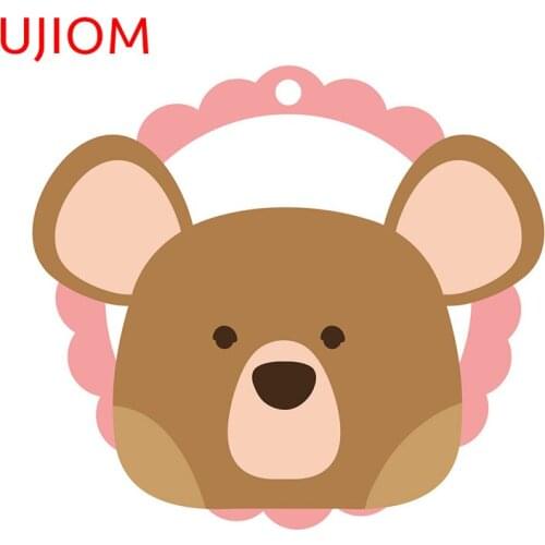 UJIOM Bear Childrens Bedroom Decoration Waterproof Bedroom Accessories Living Room Decoration Wall Stickers Mural Art