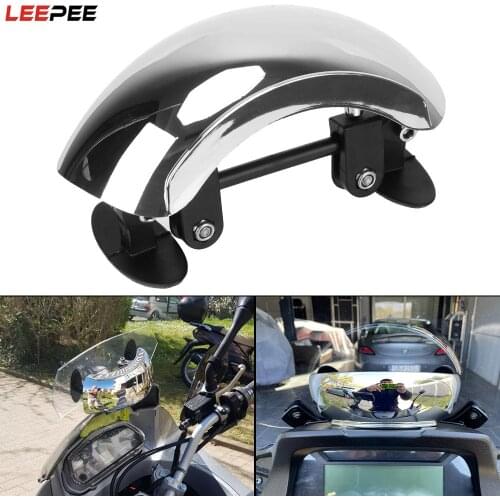 Safety Rearview Mirror Motorcycle Accessories Motorcycle Windscreen 180 Degree Wide Angle Universal Auxiliary Blind Spot Mirror
