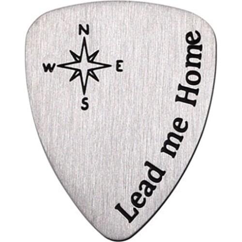 1 Piece Titanium Steel Guitar Pick Guitar Shrapnel Acoustic Music Pick Plectrum Electric Smooth Guitar Pick Guitar Accessories