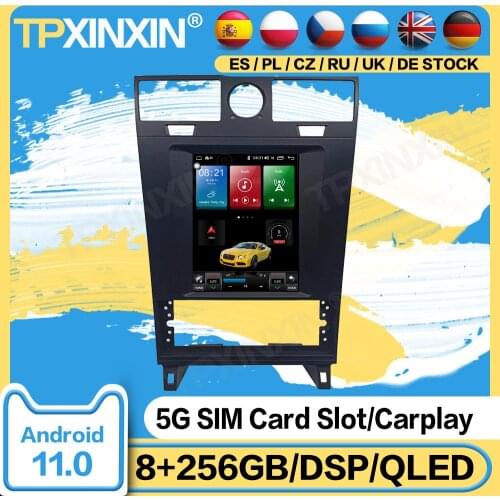 Tesla Radio 2Din Stereo Screen Recorder Android 11 For Lincoln Navigator 2005 2006 2007 2008 2009 GPS Navi Auto Audio Head Unit