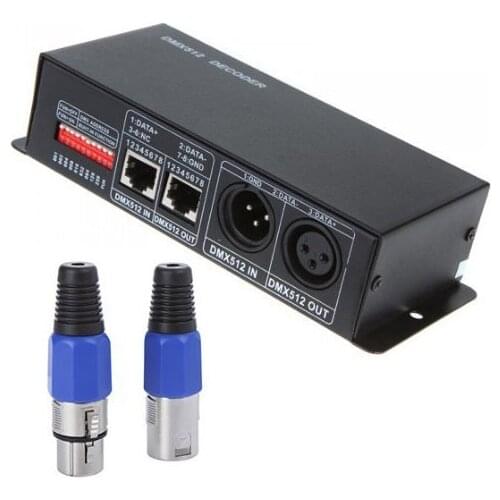 3-channel DMX512 Decoder LED Controller RGB Stage Light Project DMX512 Master