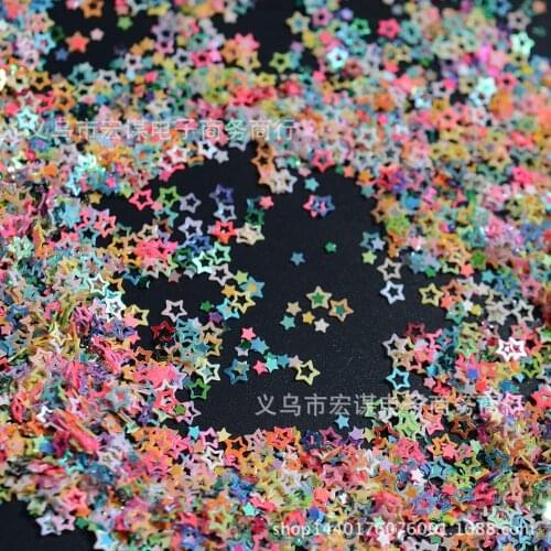 3mm/Magic star/Wedding Peanut Day Party/15 grams Sequins PVC Flat for DIY Card Making Craft Color Collection