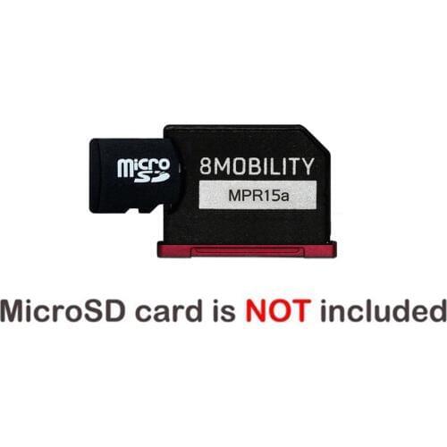 8Mobility Islice Aluminum Memory card Reader Adapter For MacBook Retina 15" A1398 (Mid 2012 ~ Early 2013) EMC2512 EMC2673 RED