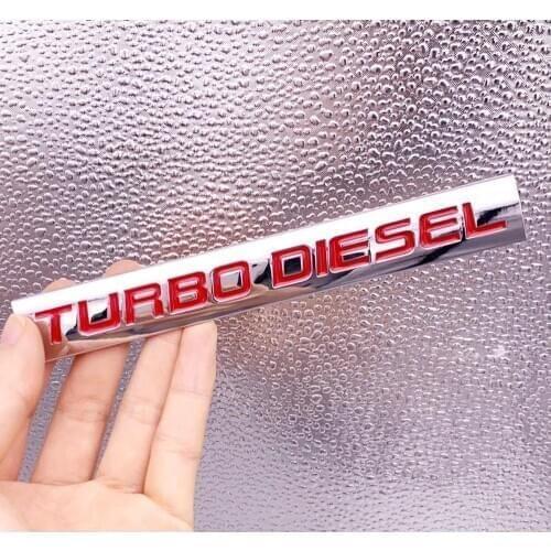 Car Sticker Turbo Diesel Emblem Badge Decals rear front side styling for Ford Mustang BMW