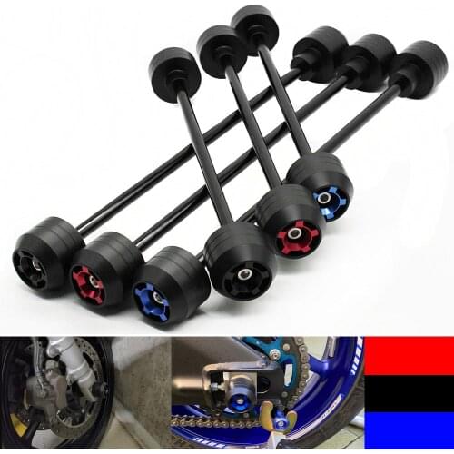 For HONDA CBR600RR CBR 600RR 2005 2006 Front Rear Wheel Slider Fork Axle Crash Protector Swing Arm Pad POM NEW