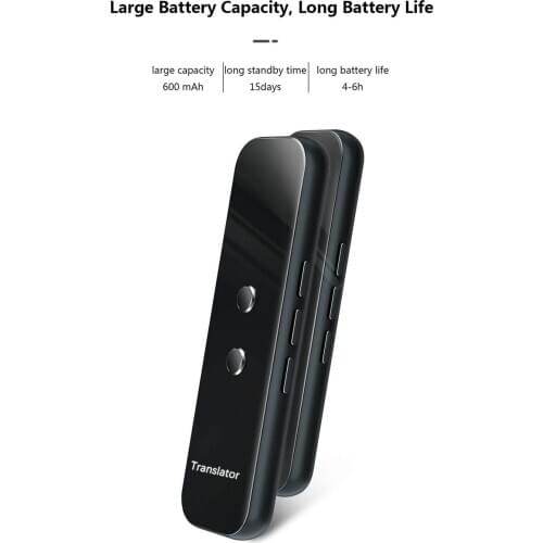 Accurate translation G6 Smart Voice Translator Multi-Languages Bluetooth-compatible translation and rapid response