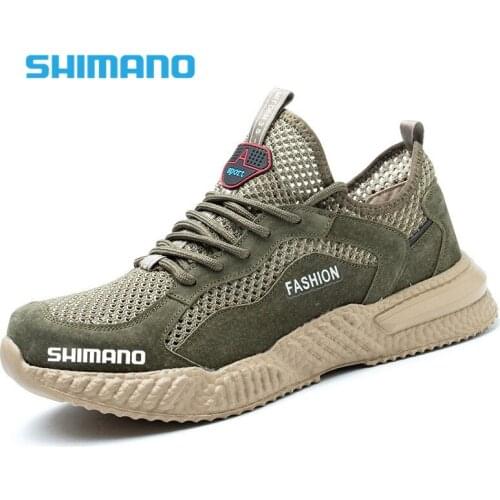 Shimano Summer Breathable Upstream Water Shoes Men Air Mesh Trail Sneakers for Men Anti-skid Fishing Trekking Hiking Shoes 39-45