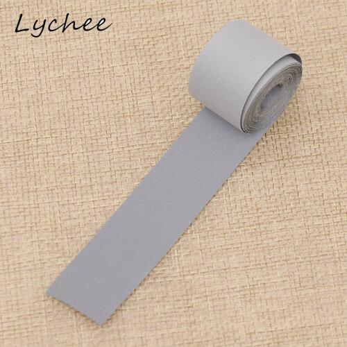 Lychee 3m Classic Solid Color Reflective Tape Fabric For DIY Handmade Craft Garment Sewing Chemical Fiber Cloth