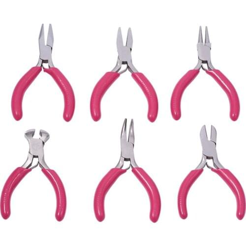 Jewelry Tool Sets DIY making,Round Nose Plier, Wire-Cutter ,End Cutting Plier ,Side Cutting Plier, Bent Nose Plier F80