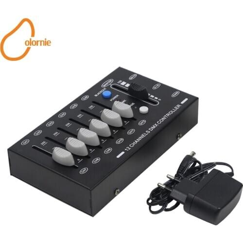 2020 New Mini 12ch DJ Controller DJ Equipment DMX512 Console Home Entertainment Stage Lighting Moving Head Led Controller