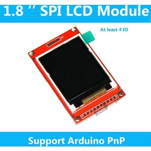 NEW 1.8" inch 4 IO SPI serial Full Color 128x160 TFT LCD Display ST7735 Module For Arduino UNO Demo