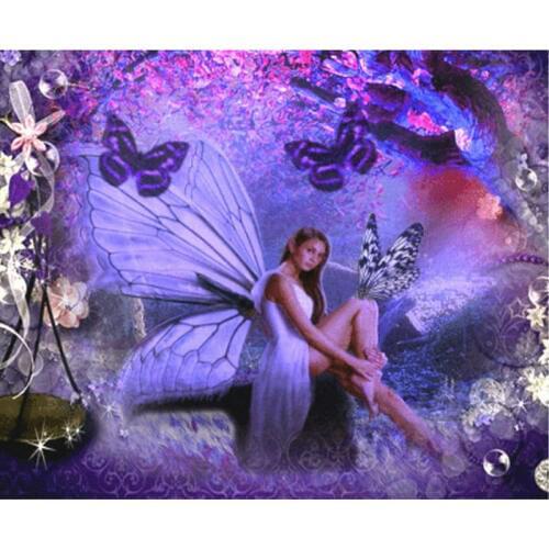 Full Diy Diamond Painting Embroidery Cross Stitch butterfly fairy For Christmas Gift Diamond Mosaic Needlework Art stickers