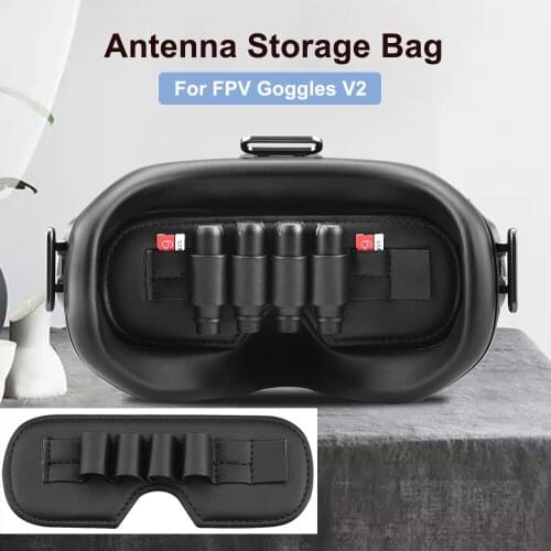 Dustproof Lens Protector for DJI FPV Goggles V2 Antenna Storage Cover Memory Card Slot Holder for DJI FPV VR Glasses Accessories