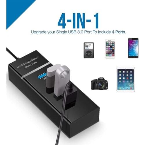 Usb C HUB Multi Type-C 3.1 USB 4 Port For MacBook Air Pro Computer PC Laptop Accessories USB 3 3.0 Hub OTG Adapter Splitter