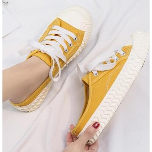 Womens shoes lace-up half slippers students without heel canvas casual shoes new fashion shallow flats shoes for women xx664