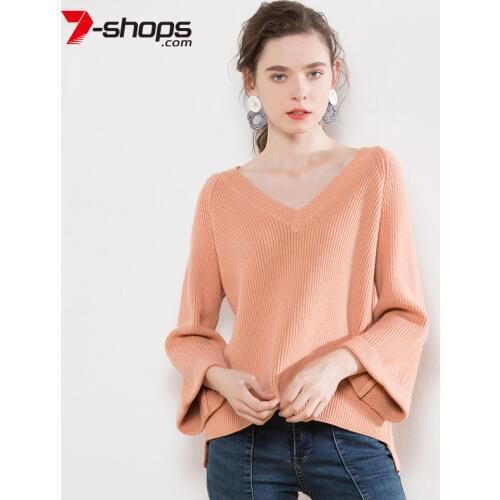AECU Women Sweater Batwing Knitted Sweaters Pullover Female Sweater Winter Clothes For Women Jumpers Ladies Spring Sweatershir