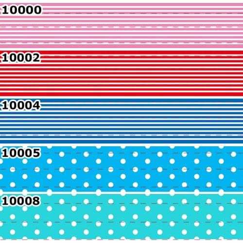 10yards - different sizes -Grosgrain ribbon - colorful dots printed ribbon /190710000-190710008