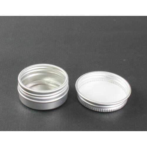 100 pcs 5g high quality glass cream jar with aluminum lids cosmetic container 5cc Small cosmetic packaging glass jar lin3978