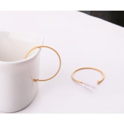 10pcsC-shaped Earrings for Women Diy Jewelry Accessories Fashion Korean Semi-circular Large Stud Earringspersonality Retro