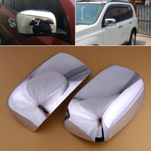 Beler ABS Chrome Rearview Side Door Mirrors Cover Trim Protector Fit For Nissan X-Trail 2008 2009 2010 2011 2012