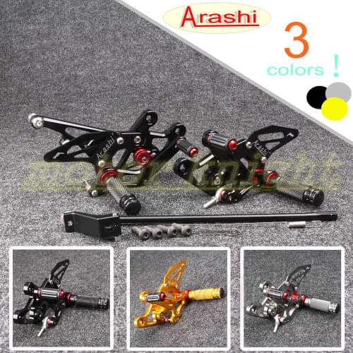 CNC Adjustable Racing Rearset Foot pegs fit YAMAHA FZ1 06-14 & FZ8 2010 2011 2012 2013