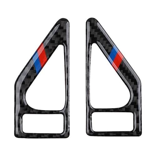 For BMW old x3 E46 carbon fiber Rear reading light decoration sticker Interior Accessories Automotive Interior Stickers