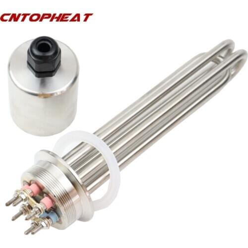 2"Tri-clamp(OD64) 220V/380V 3KW SUS304 Electrical Water Heating Element