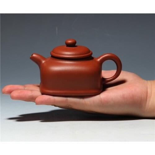 Pot small square pot special price Yixing purple clay pot Kung Fu teapot tea set wholesale purple sand gift custom logo