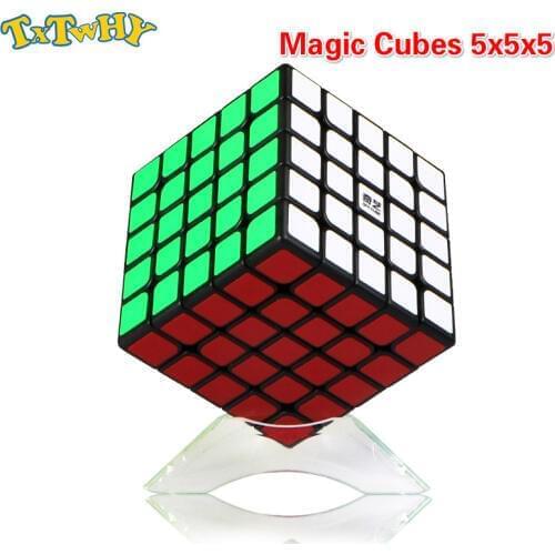 Magic Cubes 5x5x5 Cubo Magico Qiyi Qizheng S Magic Cube 5x5 Stickerless Qizhengs cubic antistress 5 by 5 Toys For Children 62mm