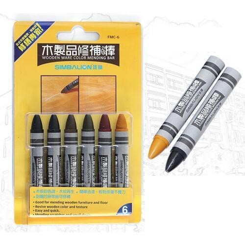 Simbalion Wood products and stationery set floor repair pen color does not fade durable scratch color pen
