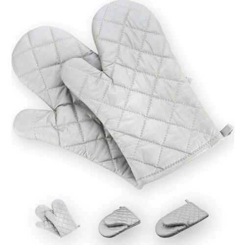 2pcs Microwave Oven Glove Kitchen Gloves Baking Mitts Non-slip Cotton Insulated Cooking BBQ Kitchen Accessories Cook Utensils