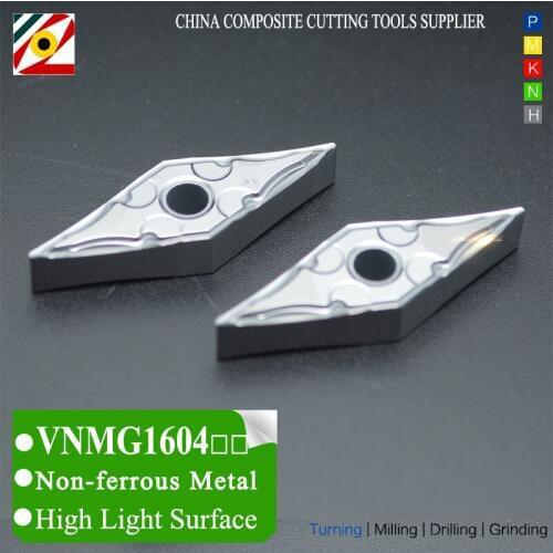 EDGEV CNC Carbide Inserts VNMG160404 VNMG160408 VNGG AC Lathe Cutter Tungsten Insert Turning Tool Machining Aluminum Copper