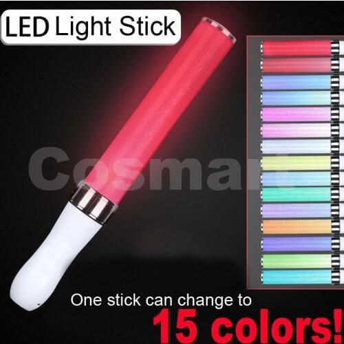 [STOCK]WOTAgei Dance!15 Colors Changeable LED Light Stick For Calling Your ACG Idols Lovelive DJs Bigbang EXO 3W Hours Life