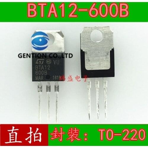 10PCS BTA12-600B TO220 12A 600V bidirectional thyristor in stock 100% new and original