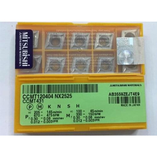 10pcs CCMT120404 NX2525 CCMT120408 NX2525 free shipping