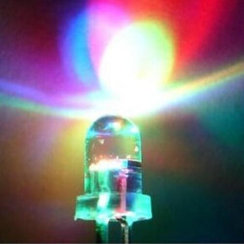 1000Pcs/lot quick flashing light emitting diode Colorful lights 5mm led 24-26 mm long pin quick flashing